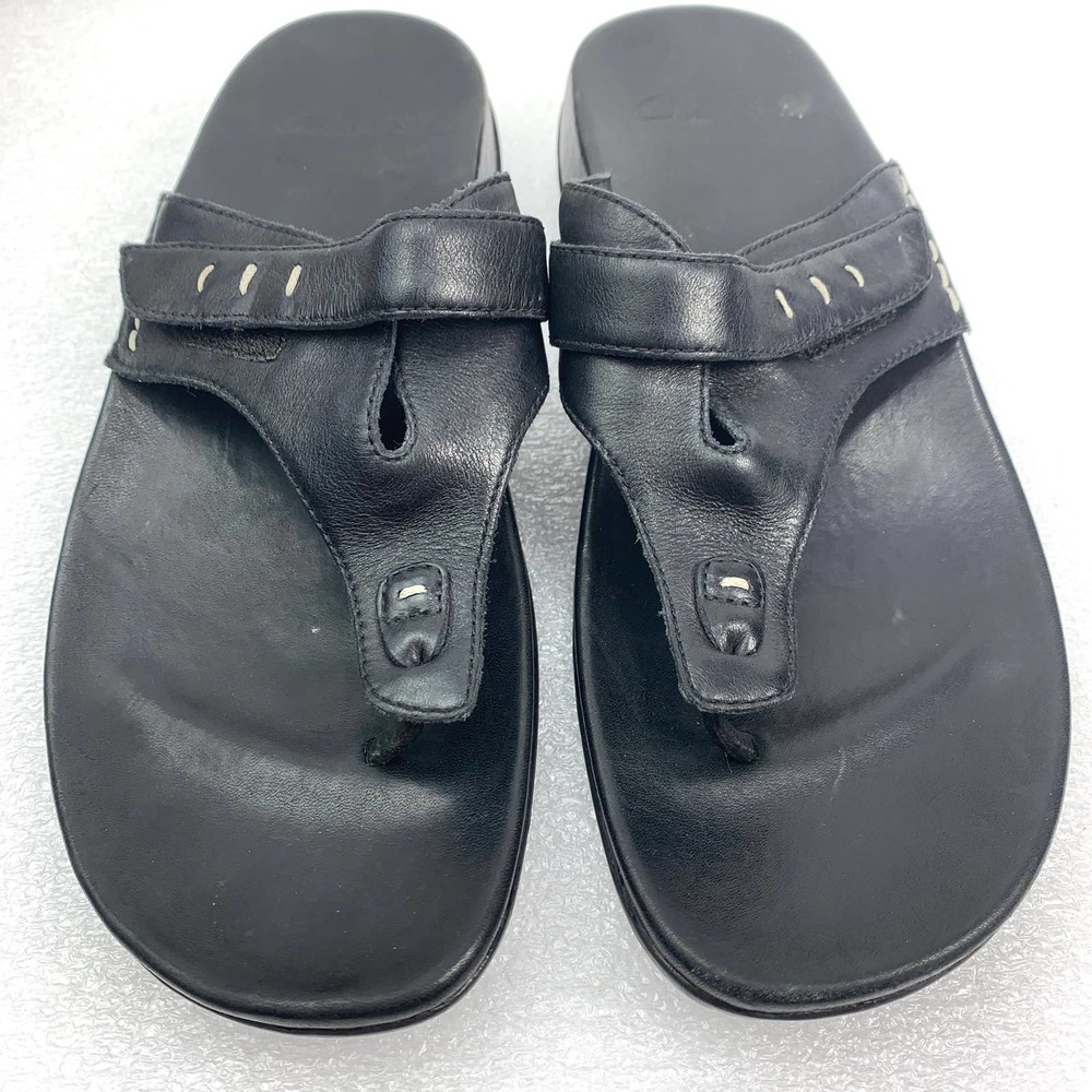 Clarks Thong Hoop and Loop Casual Sandal - Women's 9